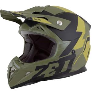 Motokrosová helma ZED X1.9 Tendo  tmavě zeleno-světle zelená