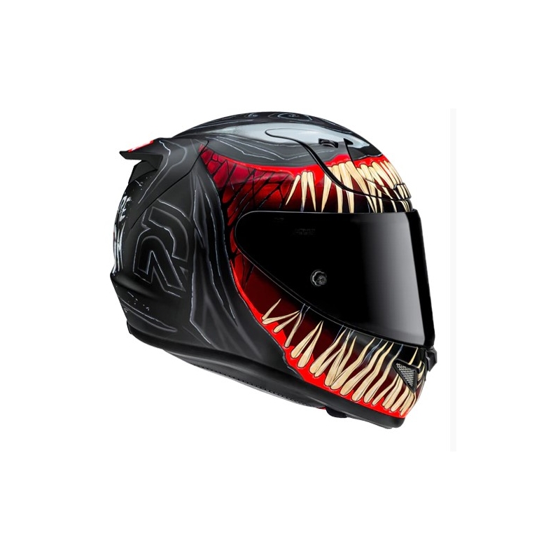 Integrální helma na motorku HJC RPHA 12 Venom 3 Marvel černo-červená