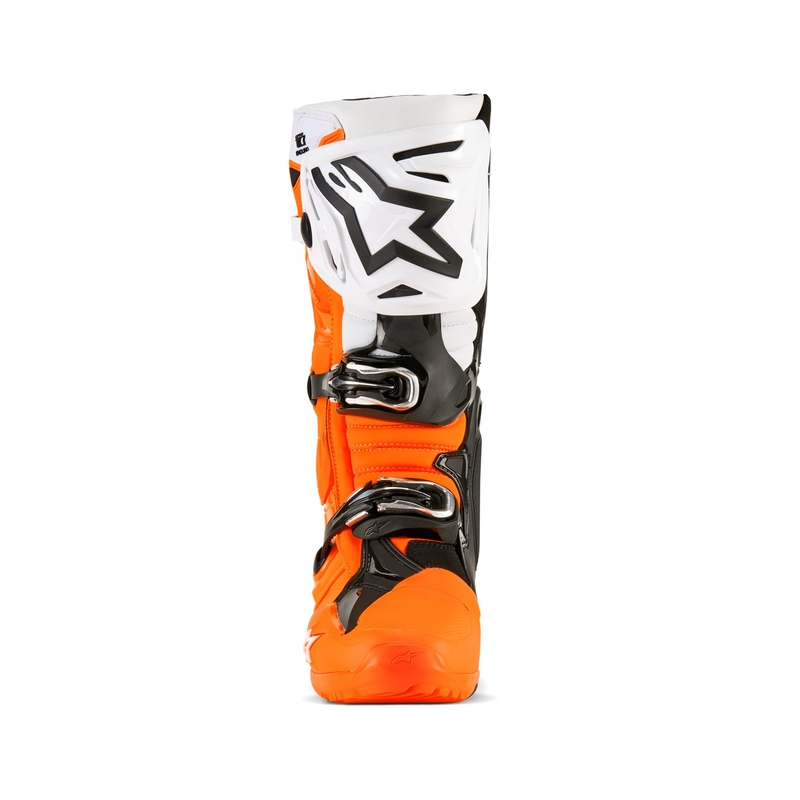 Boty na motorku Alpinestars Tech 10 Enduro fluo oranžovo-černo-bílé