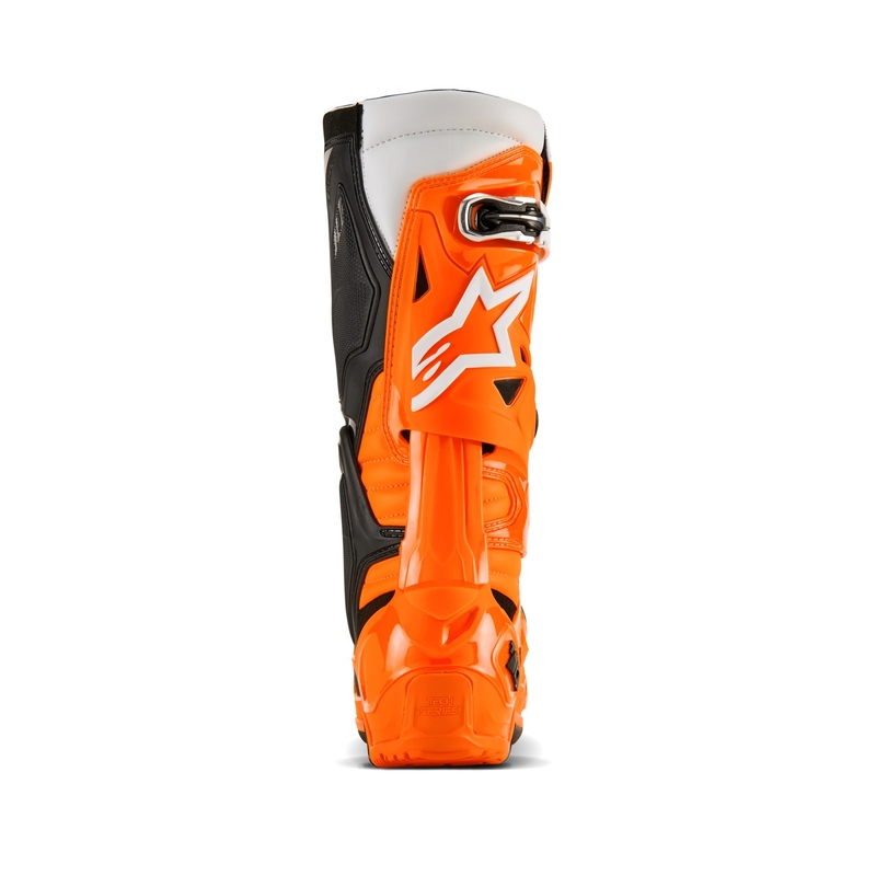 Boty na motorku Alpinestars Tech 10 Enduro fluo oranžovo-černo-bílé
