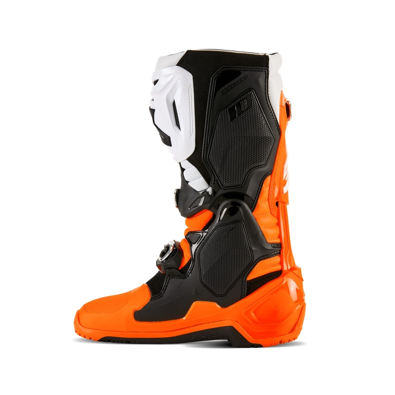 Boty na motorku Alpinestars Tech 10 Enduro fluo oranžovo-černo-bílé