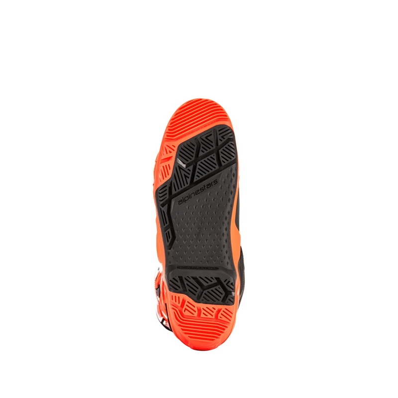 Boty na motorku Alpinestars Tech 10 Enduro fluo oranžovo-černo-bílé