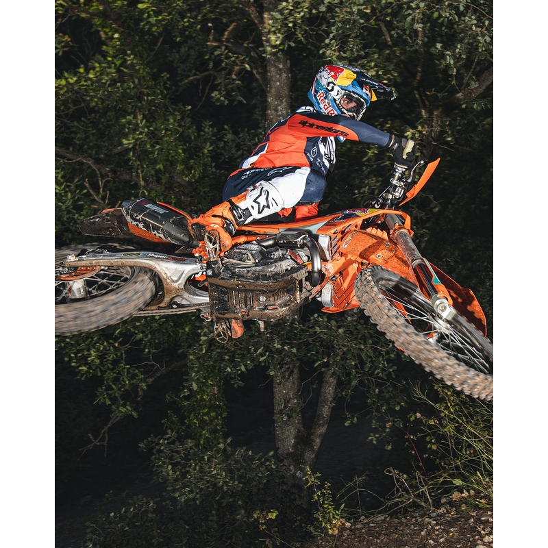 Boty na motorku Alpinestars Tech 10 Enduro fluo oranžovo-černo-bílé