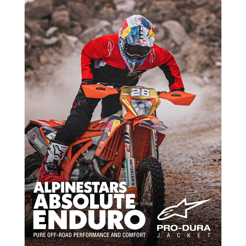 Bunda Alpinestars PRO-Dura černo-červeno-bílá