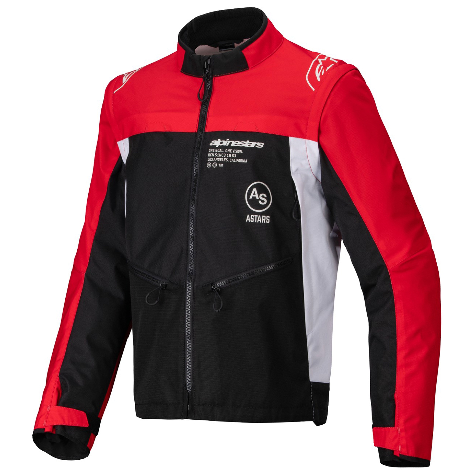 Bunda Alpinestars PRO-Dura černo-červeno-bílá Velikost: S