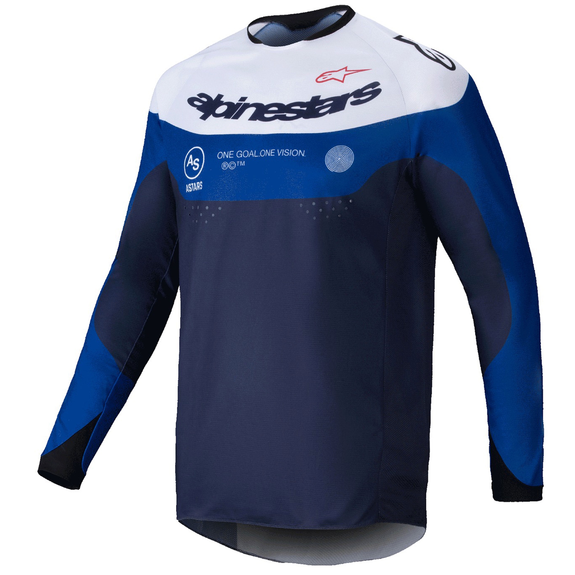 Motokrosový dres Alpinestars PRO-Dura modro-bílý Velikost: S