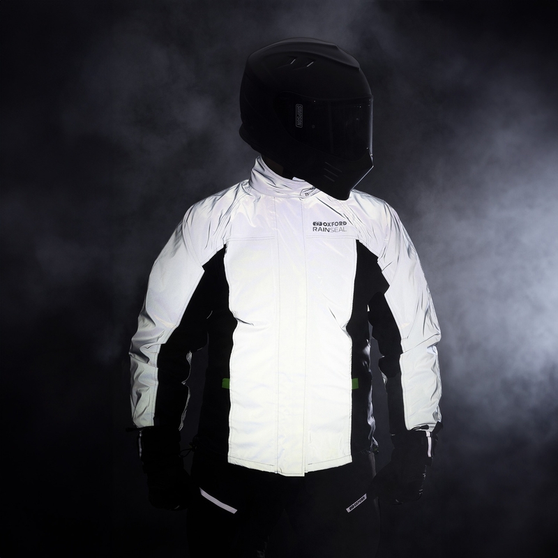Nepromokavá bunda Oxford Rain Seal reflexní šedá