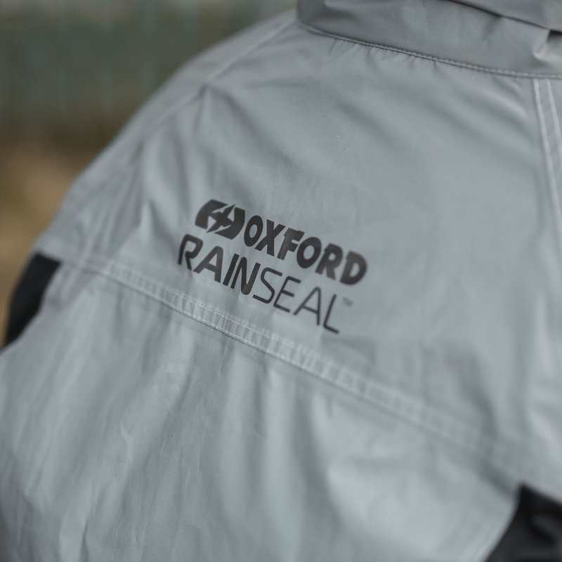 Nepromokavá bunda Oxford Rain Seal reflexní šedá