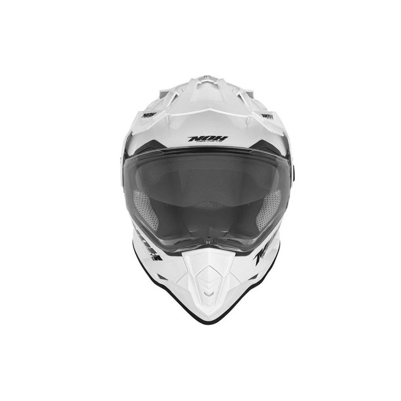 Enduro helma NOX N312 perleťově bílá