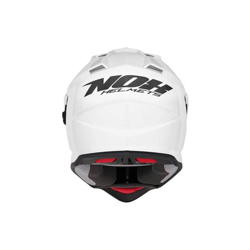 Enduro helma NOX N312 perleťově bílá