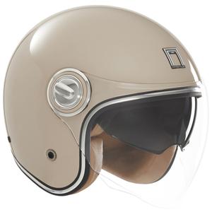 Otevřená helma na motorku NOX PREMIUM Heritage béžová