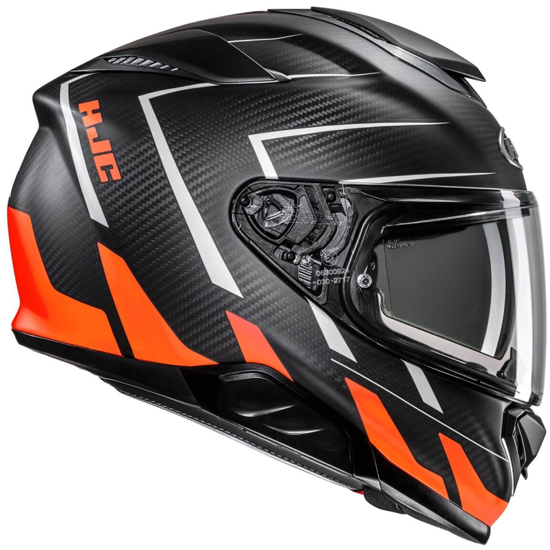 Integrální helma na motorku HJC RPHA 71 CARBON Cano MC6HSF černo-oranžová výprodej