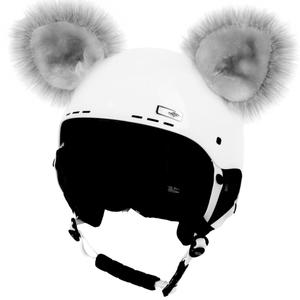 Uši na helmu Crazy Ears Kočka šedé