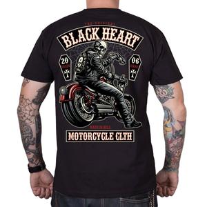 Tričko Black Heart Coffin černé
