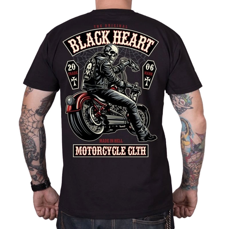 Tričko Black Heart Coffin černé Velikost: M
