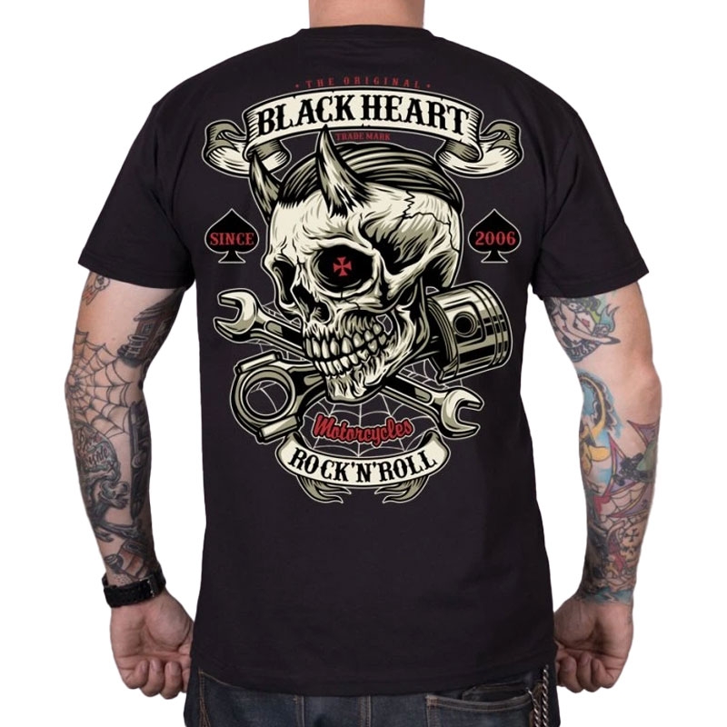 Tričko Black Heart Liberty černé Velikost: 2XL