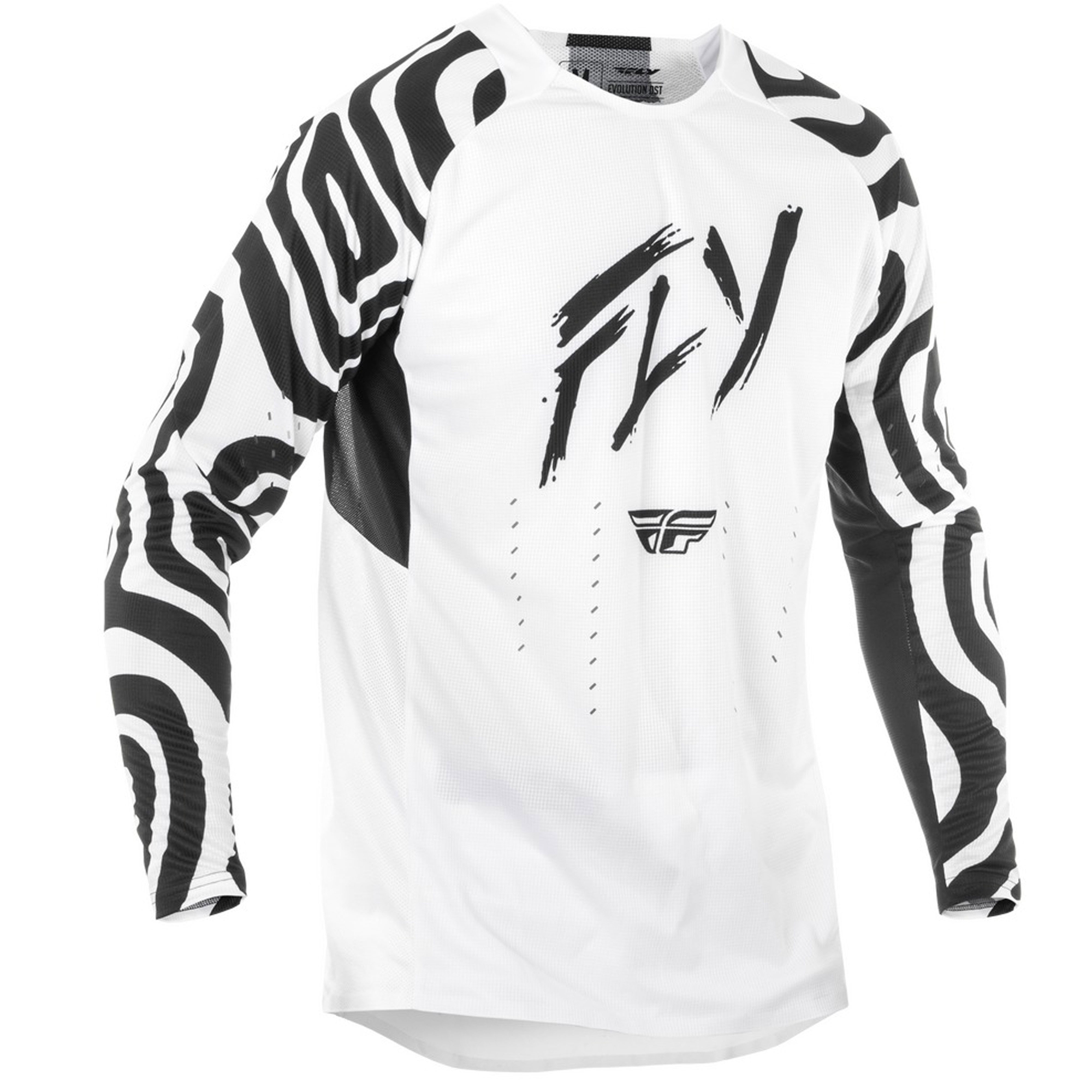 Motokrosový dres FLY Racing Evolution bílo-černý Velikost: 2XL