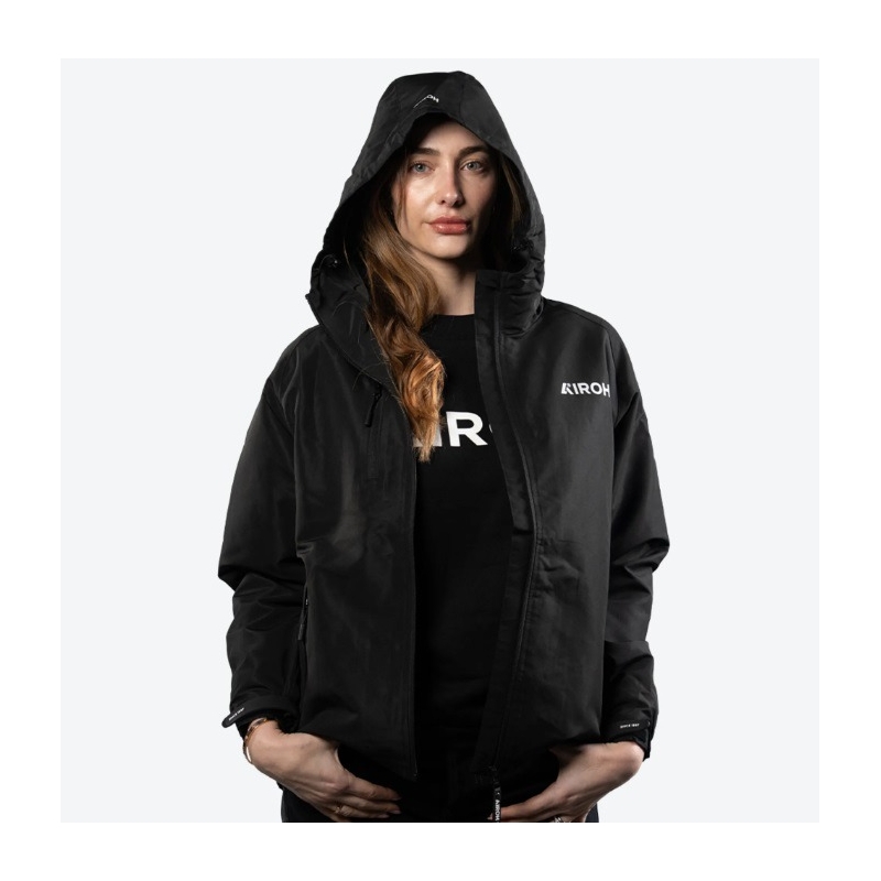 Nepromokavá bunda Airoh černá