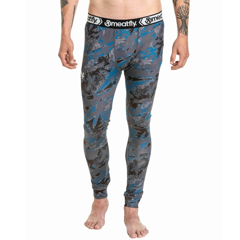 Termo spodky Meatfly Sloan šedo-modré