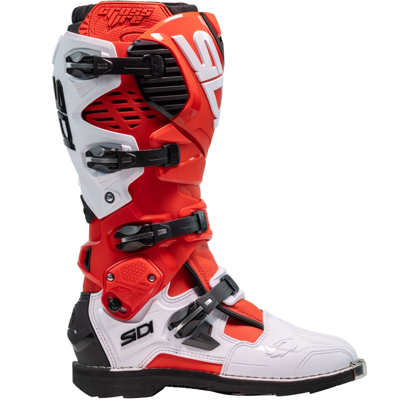 Boty na motorku SiDi Crossfire 3 červeno-bílé