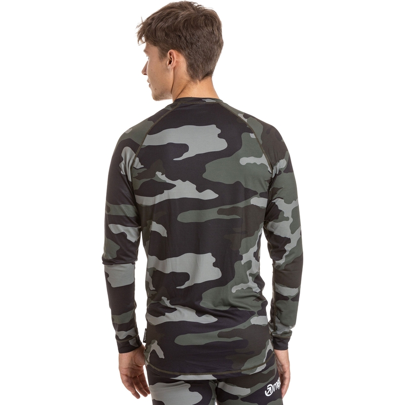 Pánské termo tričko Meatfly Avery camo