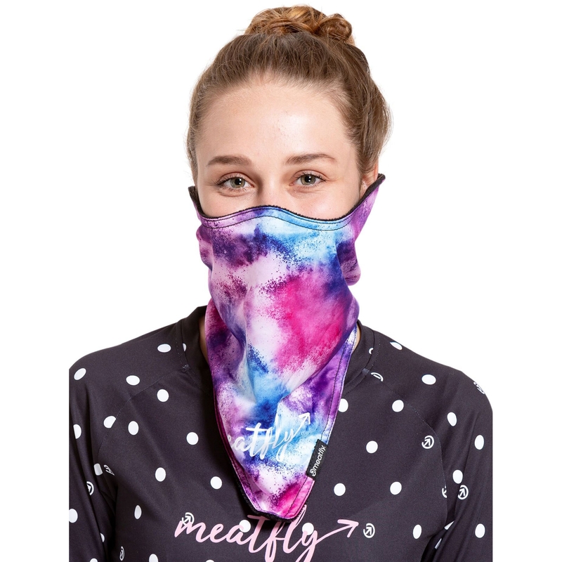 Nákrčník Meatfly Frosty fialovo-růžový