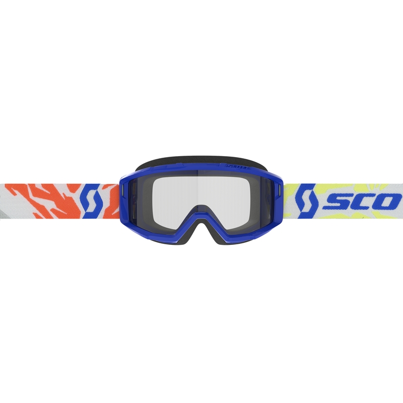 Dětské motokrosové brýle SCOTT Primal Youth modré s čirým plexi