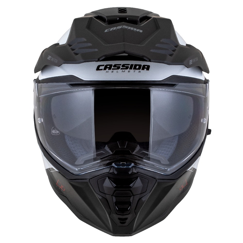 Enduro helma Cassida Road Runner Dual bílo-černá