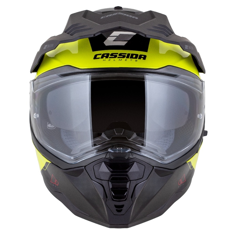 Enduro helma Cassida Road Runner Dual fluo žluto-černá