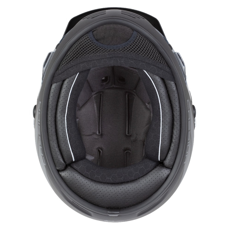 Enduro helma Cassida FormX FlatOut matná černo-tmavo šedá