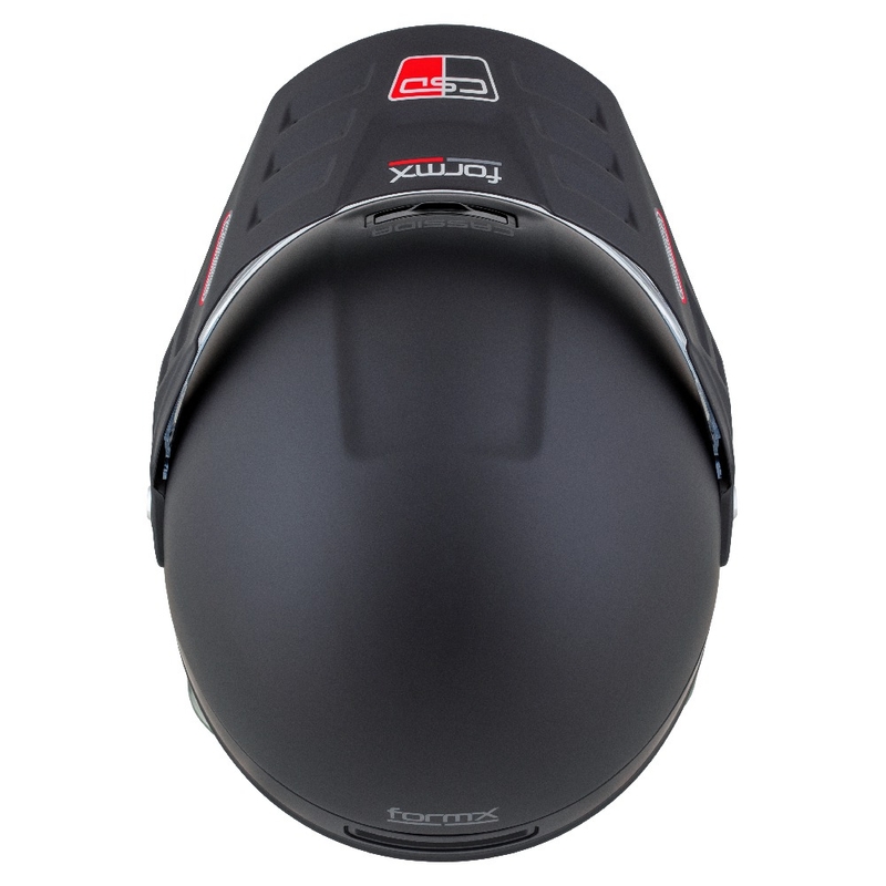 Enduro helma Cassida FormX FlatOut matná černo-tmavo šedá