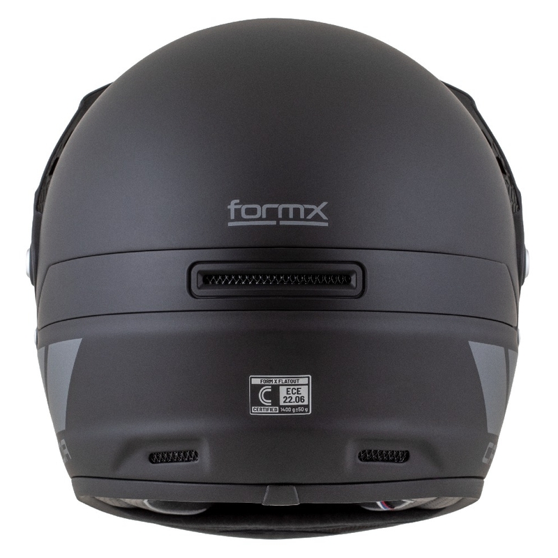 Enduro helma Cassida FormX FlatOut matná černo-tmavo šedá