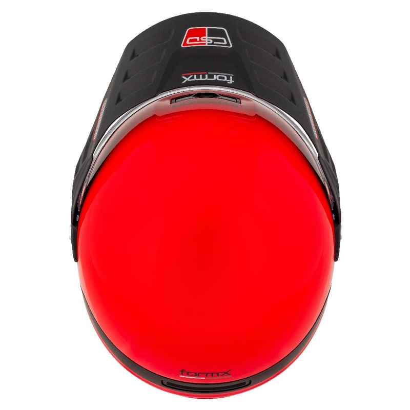 Enduro helma Cassida FormX Jawa RotaX červeno-bílo-zlatá