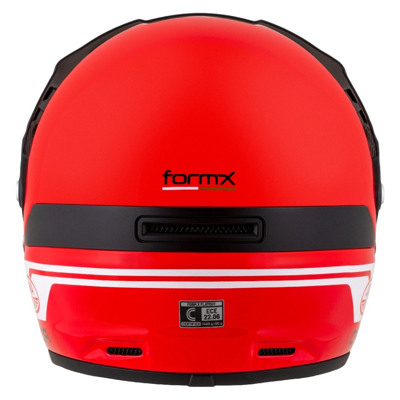 Enduro helma Cassida FormX Jawa RotaX červeno-bílo-zlatá