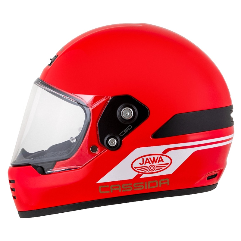 Enduro helma Cassida FormX Jawa RotaX červeno-bílo-zlatá