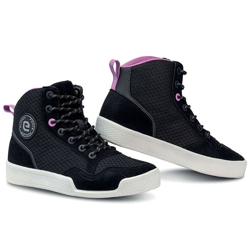 Dámské boty na motorku Eleveit Force Airtech Lady černo-růžové