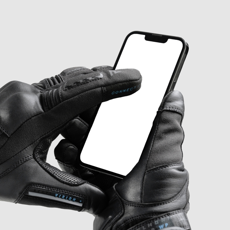 Rukavice na motorku Rebelhorn Tracer WP černé