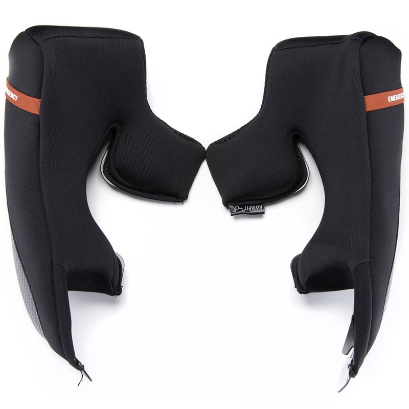 Lícnice pro helmy SCORPION EXO-R1 EVO černé