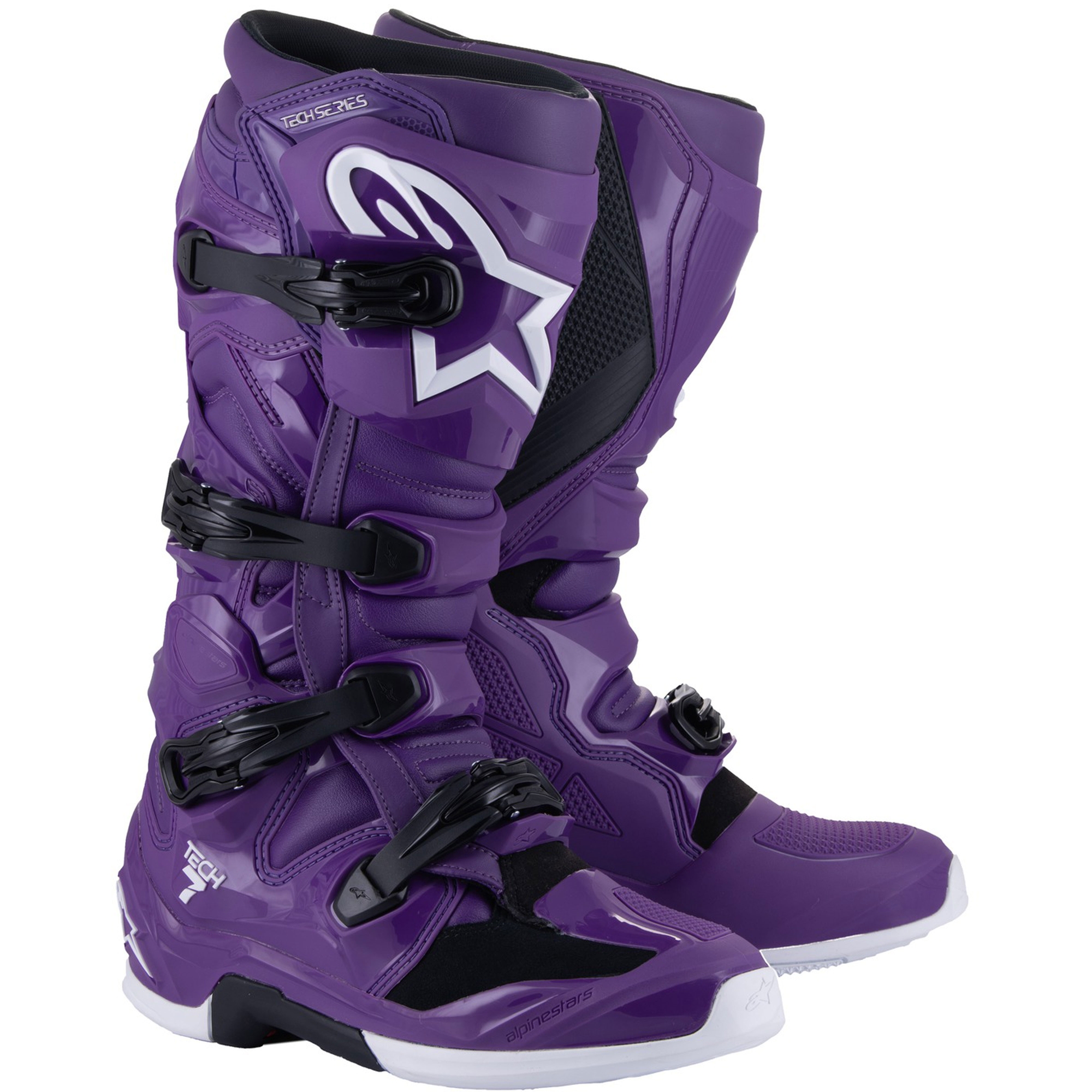 Motokrosové boty Alpinestars TECH 7 fialové Velikost: 38