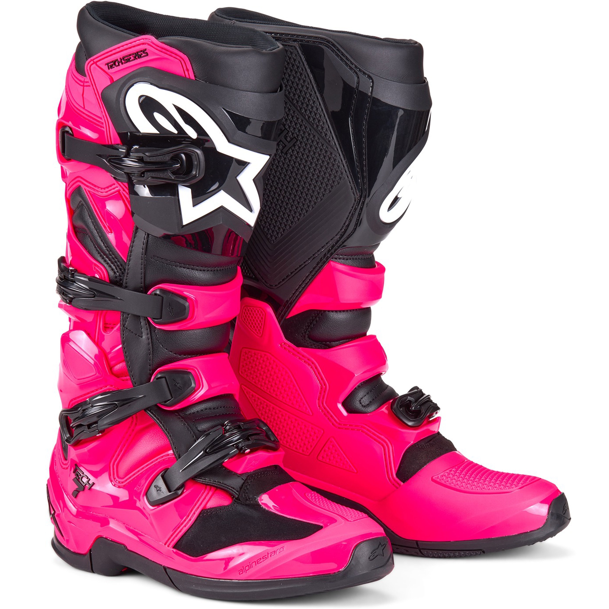 Motokrosové boty Alpinestars TECH 7 růžovo-černé Velikost: 39