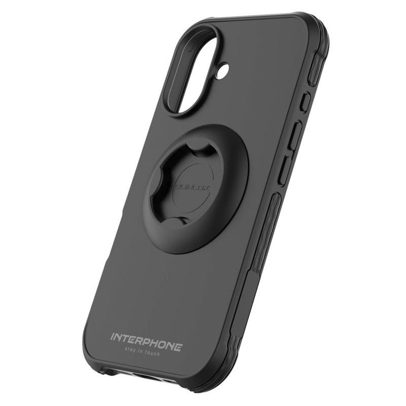 Ochranný kryt Interphone QUIKLOX Tetraforce pro Apple iPhone 16 černý