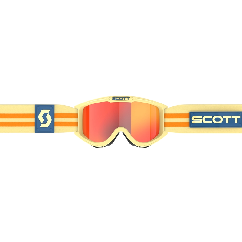 Motokrosové brýle SCOTT 89X Era béžové s oranžovým plexi