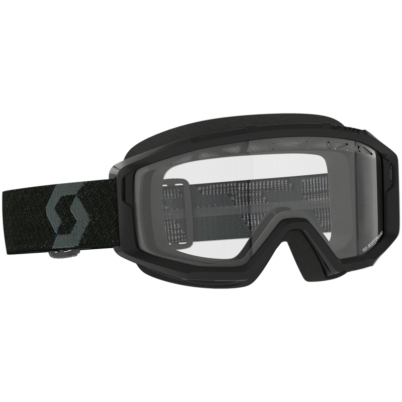 Motokrosové brýle SCOTT Primal Enduro černé s čirým plexi