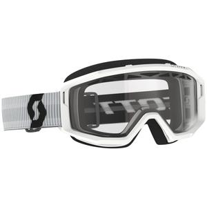 Motokrosové brýle SCOTT Primal Enduro bílé s čirým plexi