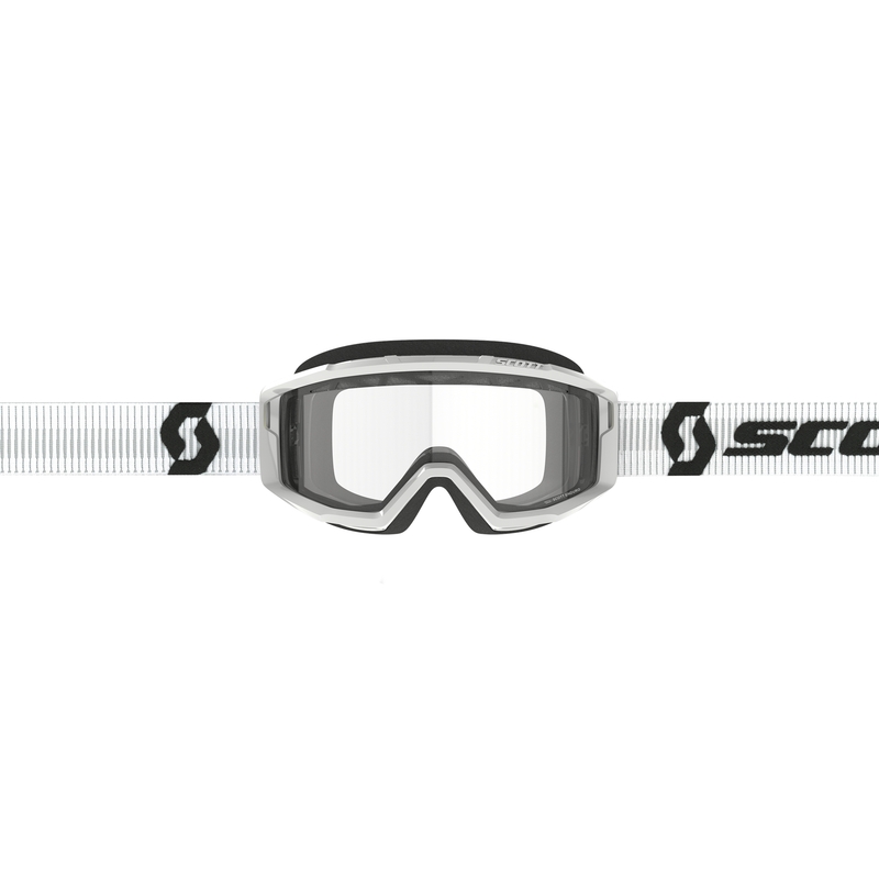 Motokrosové brýle SCOTT Primal Enduro bílé s čirým plexi