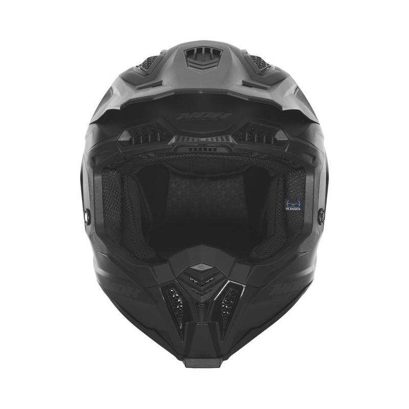 Motokrosová helma NOX N634 matná černá