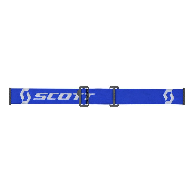 Motokrosové brýle SCOTT Primal CH modro-bílé s chrom modrým plexi