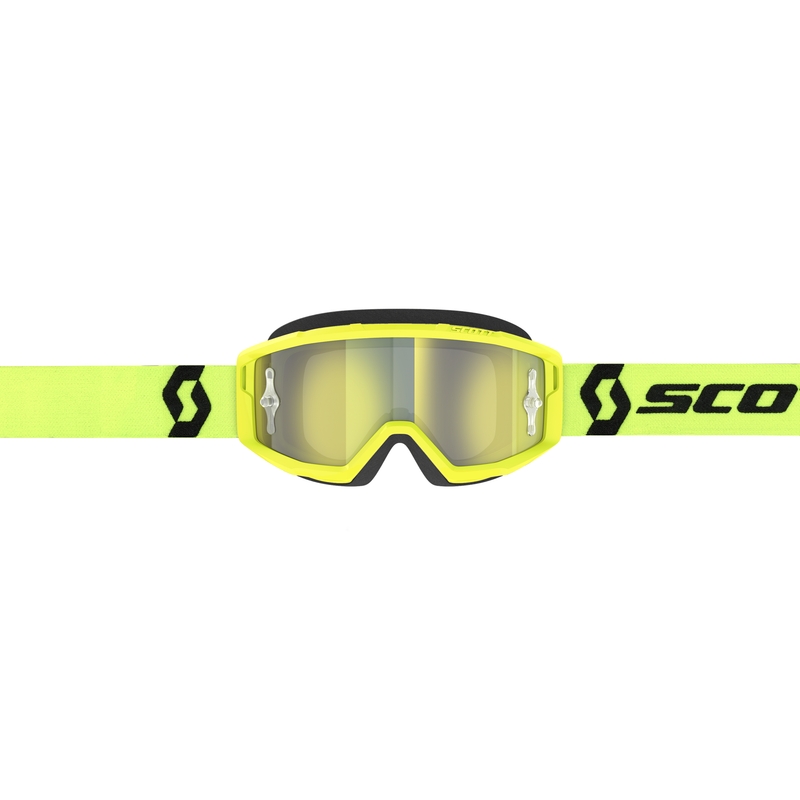 Motokrosové brýle SCOTT Primal CH žluto-černé s chrom žlutým plexi