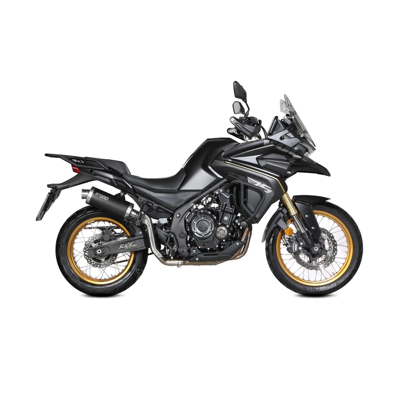 Koncovka výfuku STORM OVAL černá