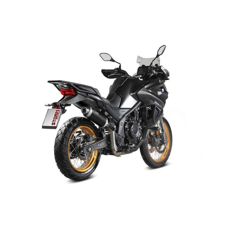 Koncovka výfuku STORM OVAL černá